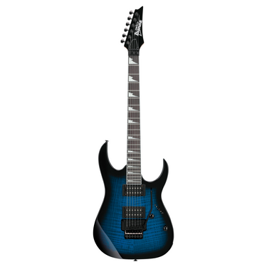 Guitarra Electrica Ibanez Grg320fatbs Gio Rg Entintad Azul Sombreado